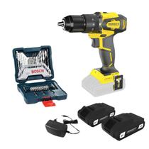 Furadeira Parafusadeira Menegotti Mfi-20 20V + Kit Ferrament Furadeira Parafusadeira Menegotti Mfi-20 20V + Kit Ferrament