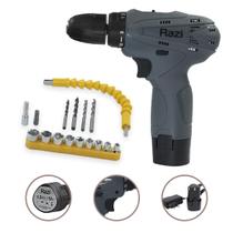 Furadeira Parafusadeira Portátil 22 Acessórios 12V Bivolt Furadeira Parafusadeira Portátil 22 Acessórios 12V Bivolt