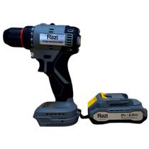 Furadeira Parafusadeira Razi 21V Brushless 40Nm CKit Completo 2 Velocidades Furadeira Parafusadeira Razi 21V Brushless 40Nm CKit Completo 2 Velocidades