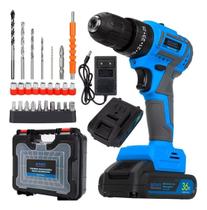 Furadeira Parafusadeira Sem Fio 36V 2Baterias Estojo Bivolt Furadeira Parafusadeira Sem Fio 36V 2Baterias Estojo Bivolt