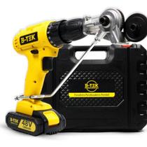 Furadeira Parafusadeira Sem Fio 36V Portátil 2 Baterias Recarregáveis Bivolt Acompanha Tesoura de Cortar Chapa Furadeira Parafusadeira Sem Fio 36V Portátil 2 Baterias Recarregáveis Bivolt Acompanha Tesoura de Cortar Chapa
