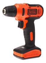 Furadeira Sem Fio De 10mm Black+decker Ld12sp 12v + Acessórios Com Estojo De Plástico 127v/220v