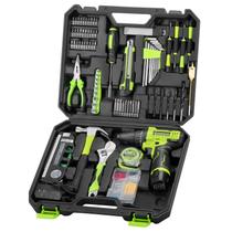 Furadeira sem fio POWKITS de alimentação de 12V com bateria de lítio 142 unidades