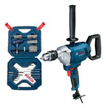 Furadeira Sem Impacto Bosch Gbm 1600 Re Kit 54 Peças 220v