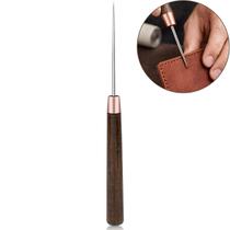 Furador Agulhão Manual Cabo De Madeira Costura Patchwork