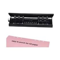 Furador Ajustável De 6 Furos Preto E Rosa Para Papel A5 A4 A6 Uso Diário Marcação De Posição Furador Furador Ajustável De 6 Furos Preto E Rosa Para Papel A5 A4 A6 Uso Diário Marcação De Posição Furador