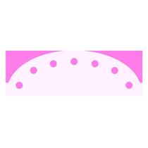 Furador Apex - Borda Gigante Escalope Poá Grande Furador Apex - Borda Gigante Escalope Poá Grande