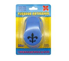 Furador Artesanal Eva/Papel 25mm Flor De Lis Make+