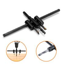 Furador Broca Ajustável tipo Serra Copo 30 á 300 mm para Plafon Spot Luminárias Marceneiros Eletricista e Pedreiros