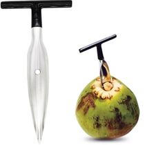 Furador Coco Verde Abridor Perfurador T Pratico Tirar Agua Furador Coco Verde Abridor Perfurador T Pratico Tirar Agua