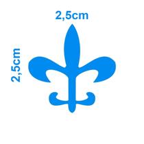 Furador Make+ - Jumbo Flor de Lis (Papel e EVA)