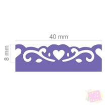 Furador TEC - Borda Contínua Coração e Fita