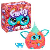 Furby Coral Brinquedo Pelúcia Interativo ativado por Voz