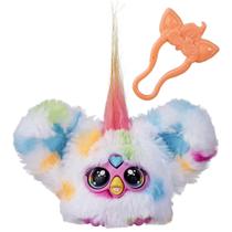 Furby Furblets Loo-Lay Mini Friend, mais de 45 sons e músicas, Speaks Only Furbish, brinquedos eletrônicos de pelúcia para crianças de 6 anos ou mais, multicoloridos