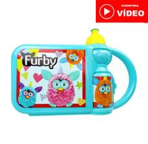 Furby Lancheira Sanduicheira com Garrafa Squeeze Infantil - By Kids