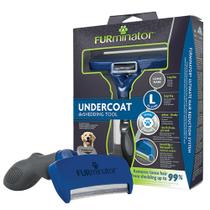 Furminator Escova Tira Pelo para Cães com Pelo Longo Produto Original Tamanho Grande