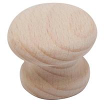 Furniture Knob Waddell, 3,2 cm, redondo, inacabado, pacote com 2