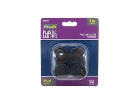 Furniture Leg Tips PROJEX Black, 2,9 cm, redondo, pacote com 4