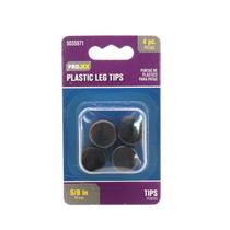 Furniture Leg Tips PROJEX Black Round 1,6 cm, pacote com 4