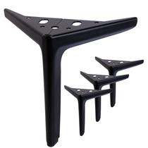Furniture Legs Anterrific 25cm Matte Black Metal, conjunto de 4 Furniture Legs Anterrific 25cm Matte Black Metal, conjunto de 4