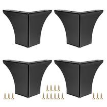 Furniture Legs Own My 4 polegadas Black Metal Sofa Legs 4 unidades
