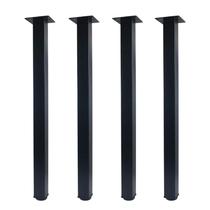 Furniture Legs QLLY 70cm, conjunto de metal ajustável de 70 cm, preto Furniture Legs QLLY 70cm, conjunto de metal ajustável de 70 cm, preto