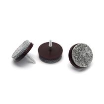 Furniture Pads Furnigear, pacote com 24, protetores de feltro pregados de 3,2 cm Furniture Pads Furnigear, pacote com 24, protetores de feltro pregados de 3,2 cm