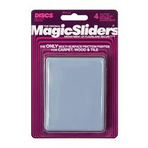 Furniture Sliders Magic Sliders 4x3" Heavy-Duty Grey, pacote com 4