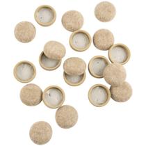Furniture Sliders Super Sliders, pacote com 20, 3,2 cm, feltro, bege