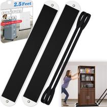 Furniture Sliders TOPGOT de 2,5 pés, pesados, com alças de tração