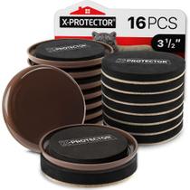 Furniture Sliders X-Protector 16 peças, 9 cm, feltro resistente Furniture Sliders X-Protector 16 peças, 9 cm, feltro resistente