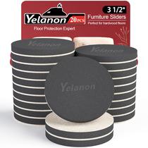 Furniture Sliders Yelanon, 20 peças, almofadas de feltro de 9 cm para carpete