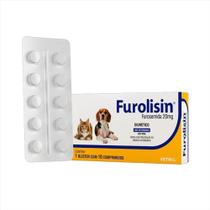 Furolisin 20 mg - 10 comprimidos - Vetnil