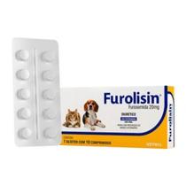 Furolisin 20MG - CARTELA COM 10 COMPRIMIDOS