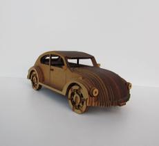 Fusca 3d em mdf