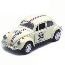 Fusca de Ferro Herbie Clássico Fricção Abre as Portas e Capô