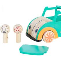 Fusca de Madeira Brinquedo Montessoriano