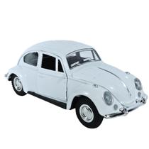 Fusca De Metal Clássico Miniatura Fricção Abre As Portas