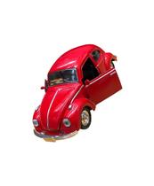 Fusca miniatura vermelho antigo