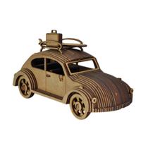 Fusca Quebra Cabeça 3d. 6mm Em Mdf