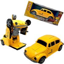 Fusca Robô Transformers Beatle Zordi Bate Volta - Art Brink