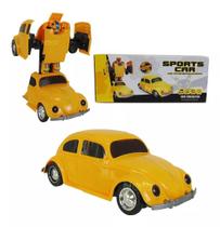 Fusca Robô Transformers Beatle Zordi Bate Volta - Effemme