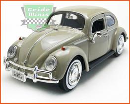 Fusca Sedan 1966 1300 cinza - escala 1/24 - motormax