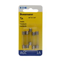 Fuse Bussmann BP/AGC-1-RP AGC-1 1A Pacote com 5