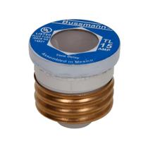 Fuse Bussmann BP/TL-15 15A Time Delay Edison Base, pacote com 3 unidades