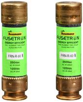 Fuse Bussmann FRN-R-60 60A Time Delay 250V, pacote com 2 unidades