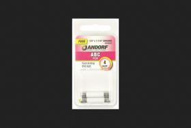 Fuse Jandorf 60602 ABC de ação rápida de 4 ampères, pacote com 2