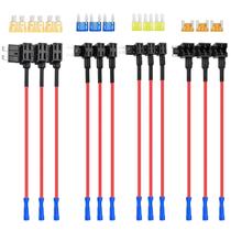 Fuse Tap Holder Nilight 12V Car Add-a-Circuit, pacote com 12 Fuse Tap Holder Nilight 12V Car Add-a-Circuit, pacote com 12