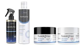 Fusion Frizz Miracle Recovery + Moisture Repair + Recovery Smooth + Progressiva Orgânica 500 ml