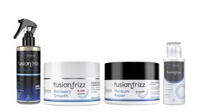 Fusion Frizz Miracle Recovery + Recovery Smooth + Moist Repair + Progressiva Orgânica 100 ml